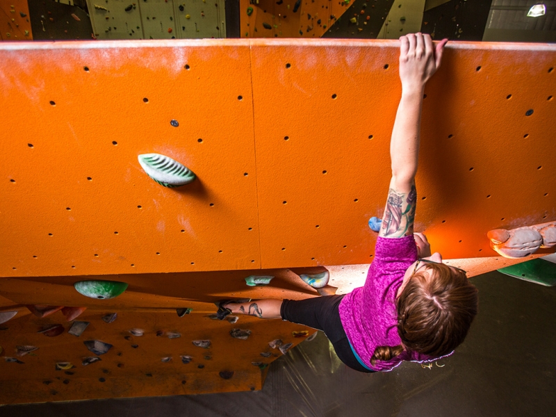 walltopia grab line at Stone age climbing gym