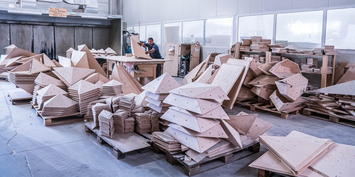 plywood production
