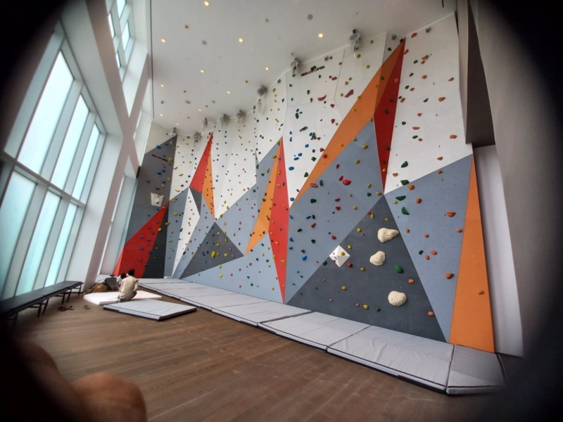 印度孟买的 Walltopia 攀岩墙