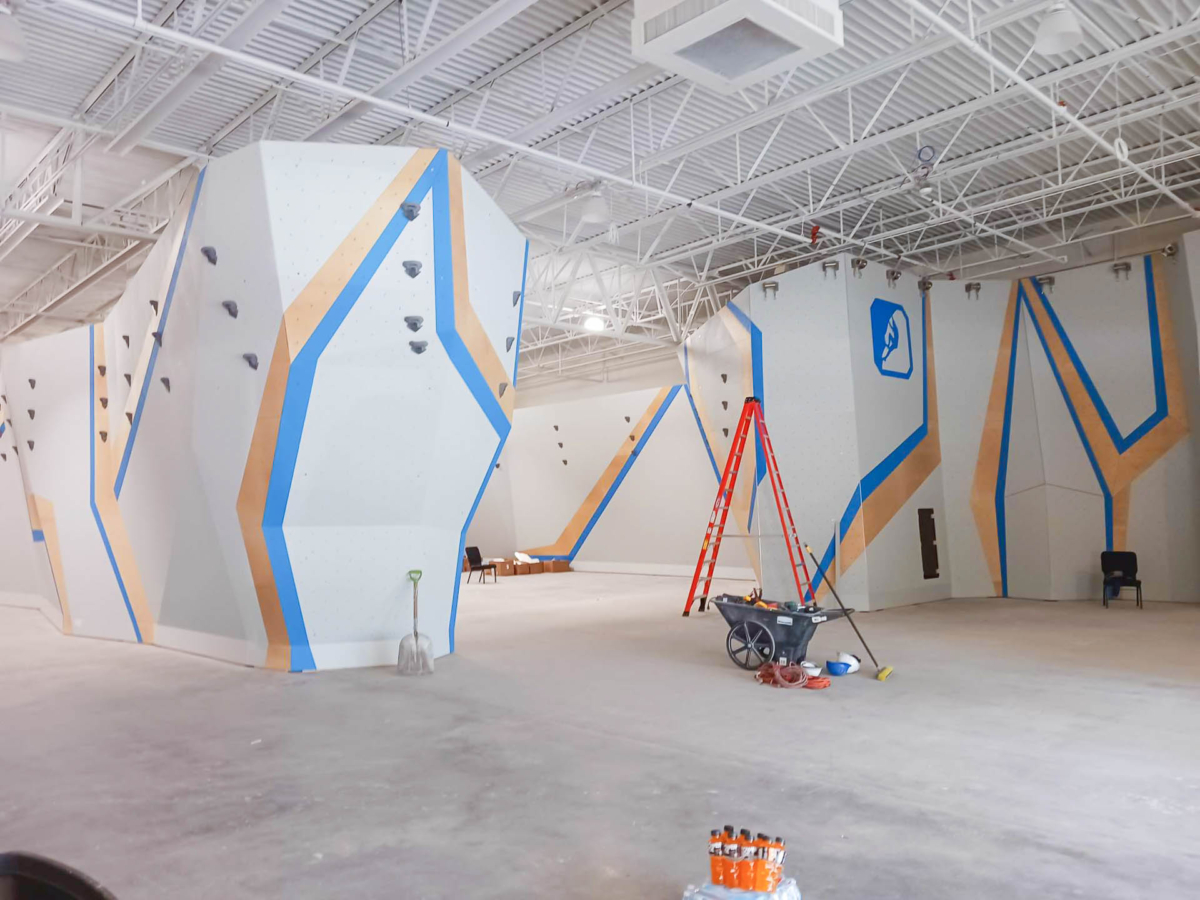 Bouldering walls by Walltopia in Central Rock Gym in Tampa FL