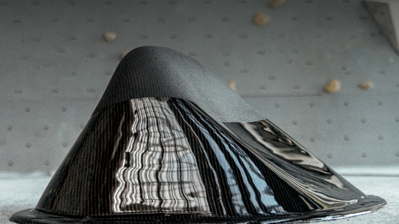 Walltopia thermoplastic volumes shaped by Emiliyan Kolevski - The Moon