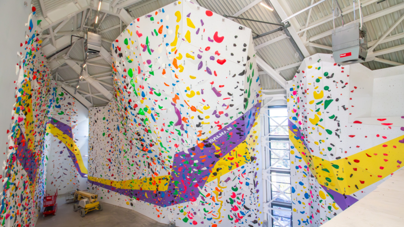 Walltopia climbing walls and training boards in Balkan Climbing Center, Sofia, Bulgaria