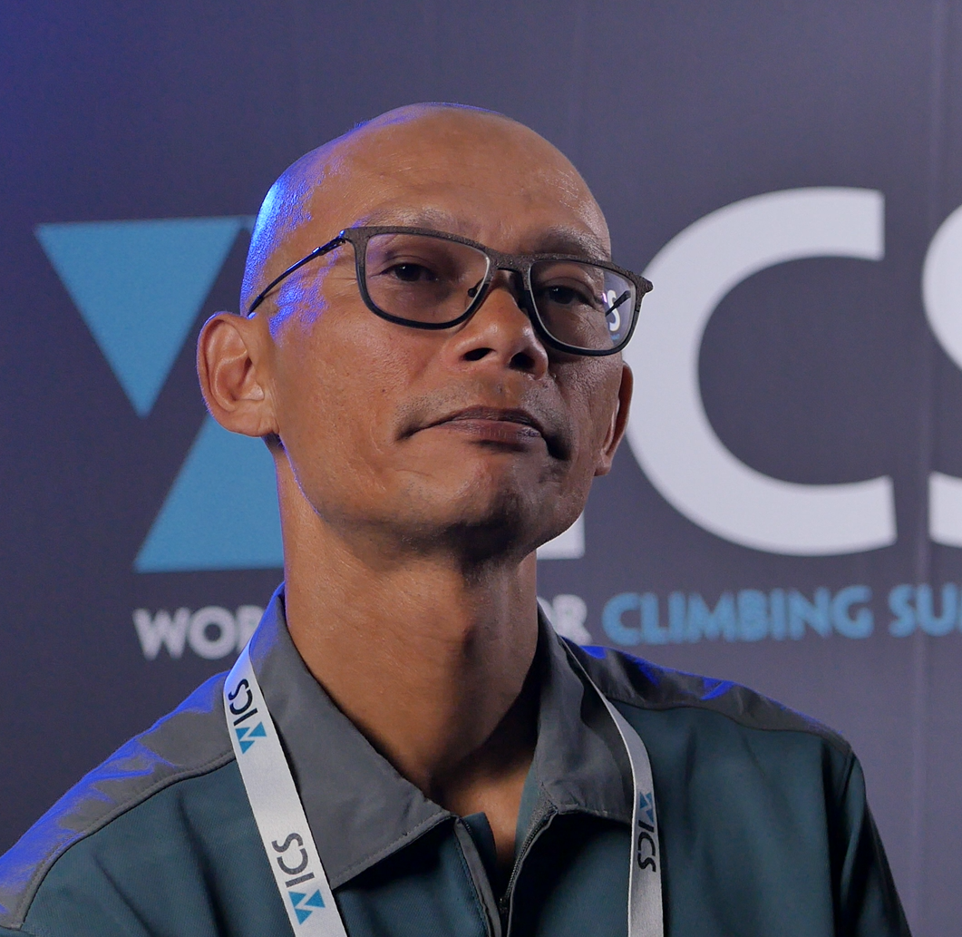 Halil Ngah founder of Climb Asia during WICS 2023