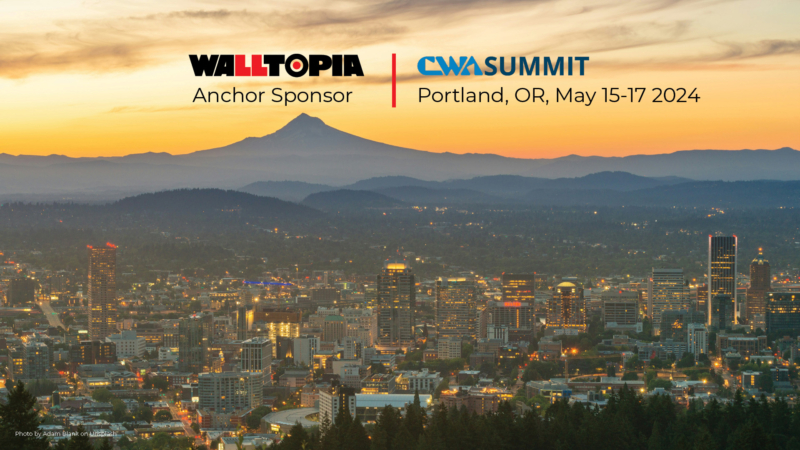 Walltopia attending CWA summit 2024