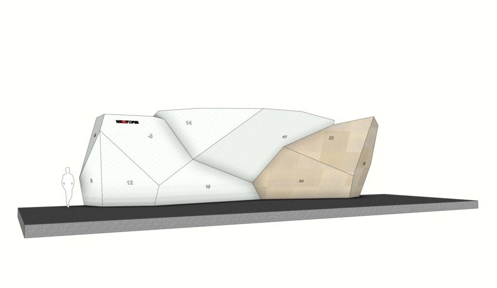 Walltopia Lambda-CDM 攀岩墙 — 抱石模块 #8，“伽利略”