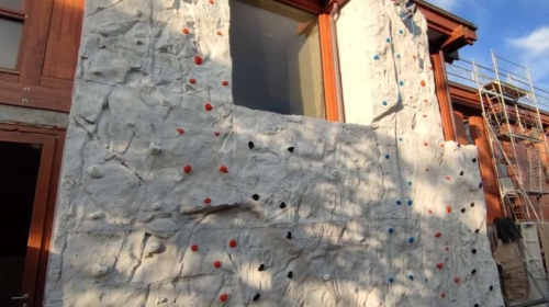Private House – Outdoor Climbing Wall