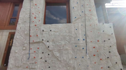 Private House – Outdoor Climbing Wall