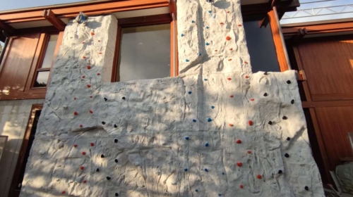 Private House – Outdoor Climbing Wall