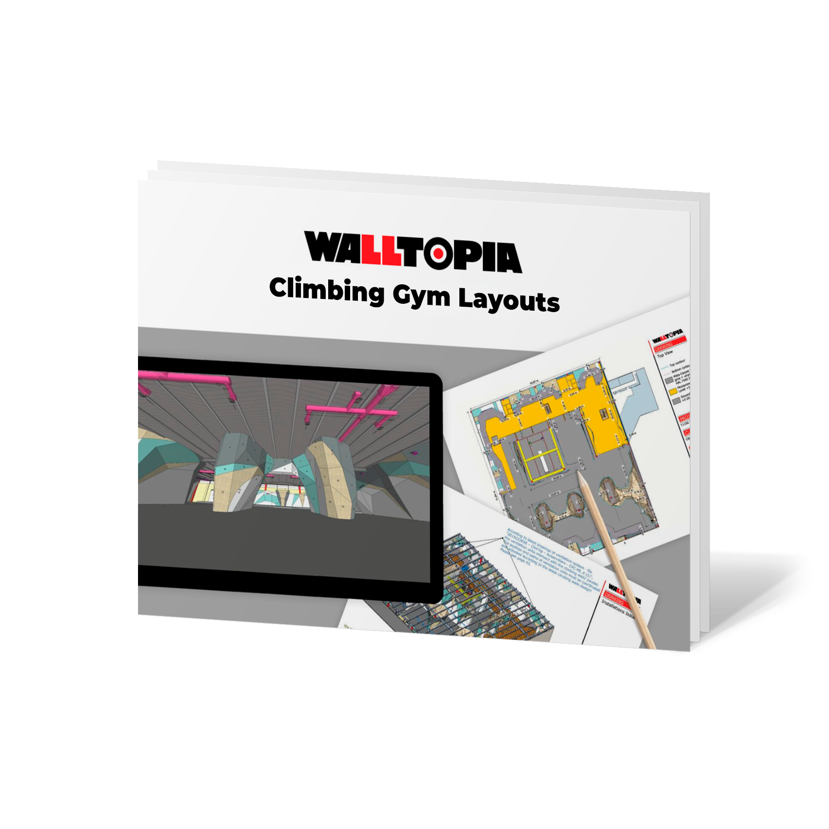 Climbing gym layouts by Walltopia - slideshow