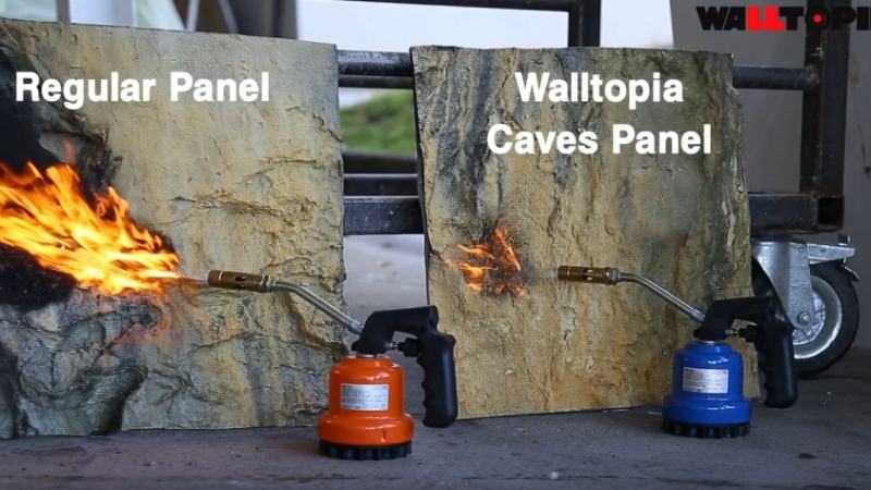 Walltopia fire retardant caves