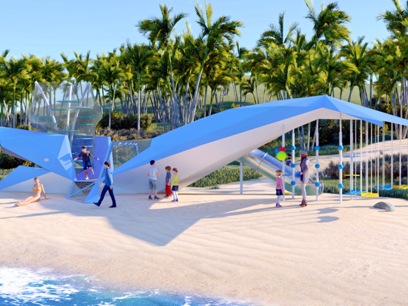 Beach Whale playground